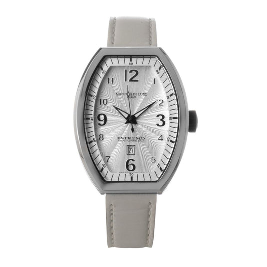 Montres De Luxe White Leather Watch