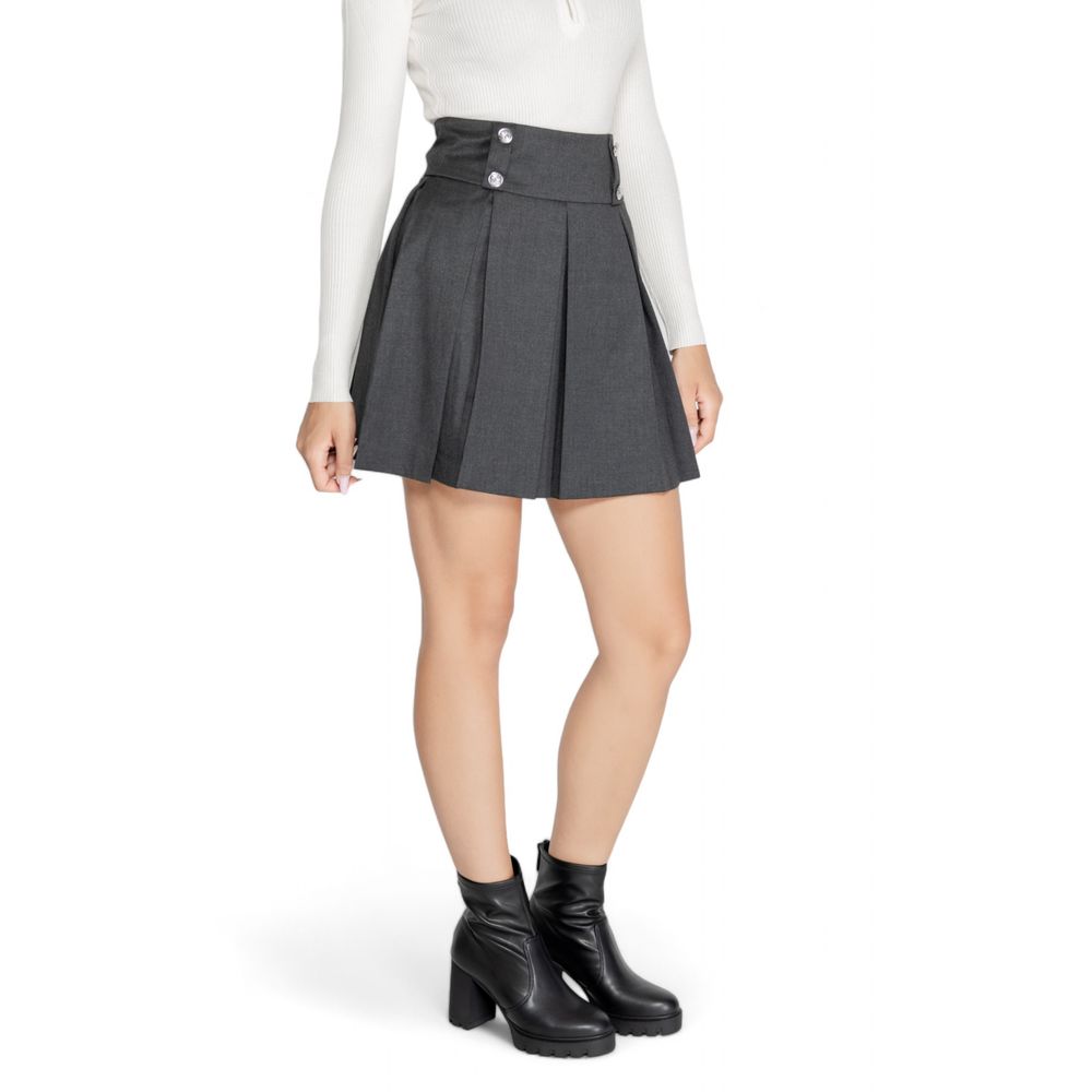 Morgan De Toi Gray Polyester Skirt - 34 | XXS