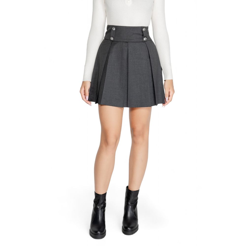 Morgan De Toi Gray Polyester Skirt - 34 | XXS