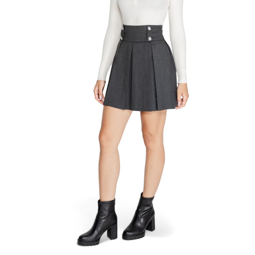 Morgan De Toi Gray Polyester Skirt - 34 | XXS