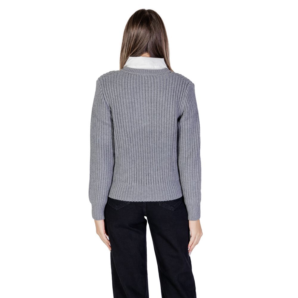 Morgan De Toi Gray Viscose Sweater - IT44|L