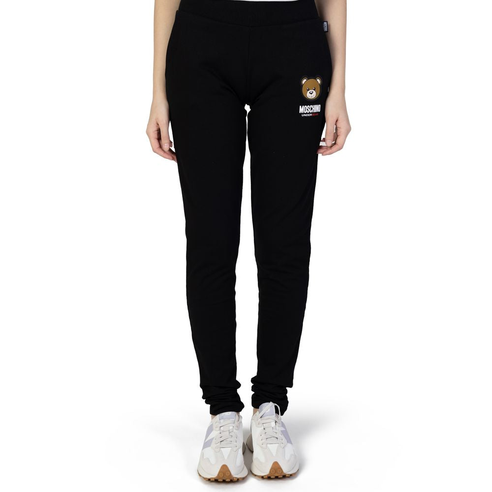 Moschino Black Cotton Jeans & Pant - XL