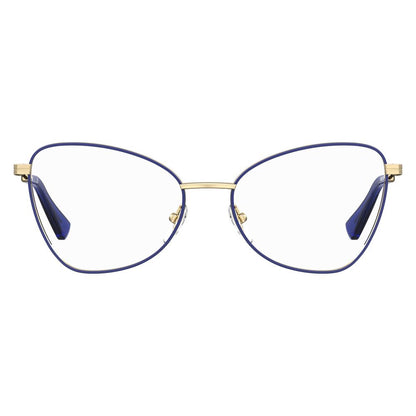 Moschino Blue Metal Frames