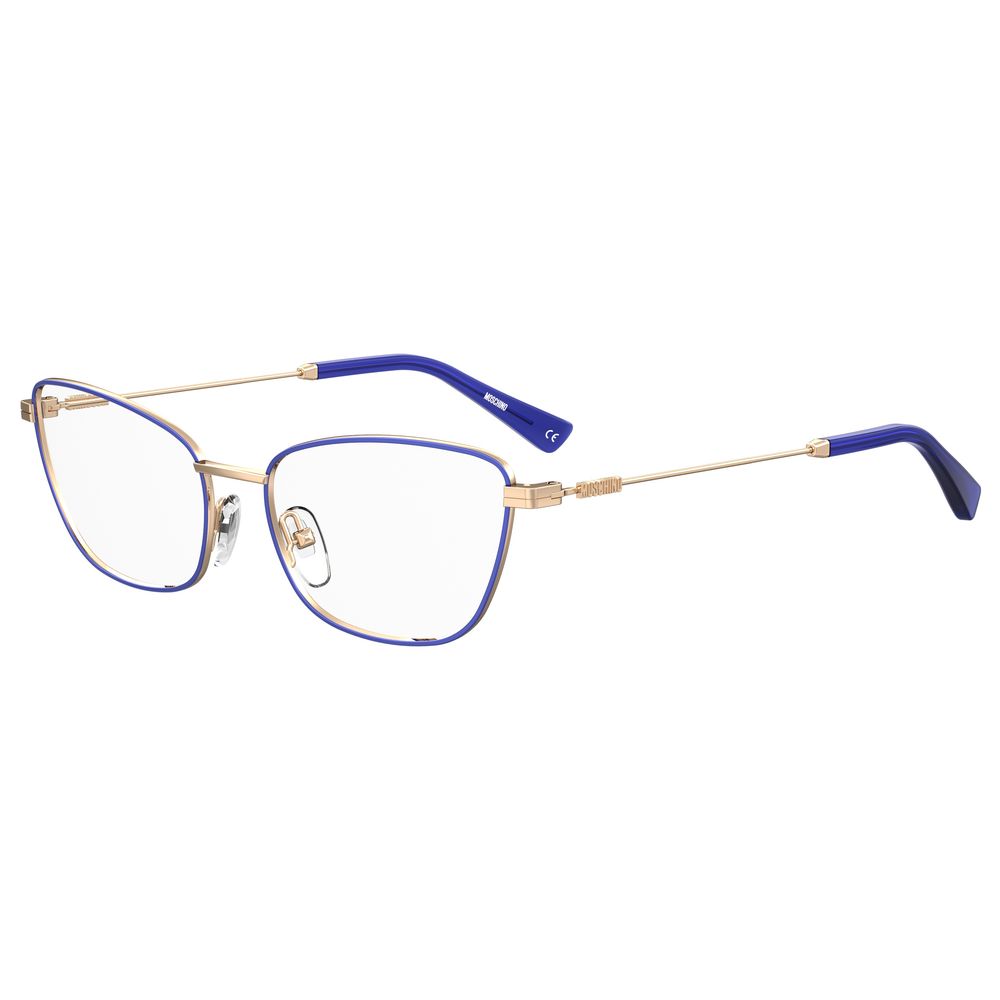 Moschino Blue Metal Frames