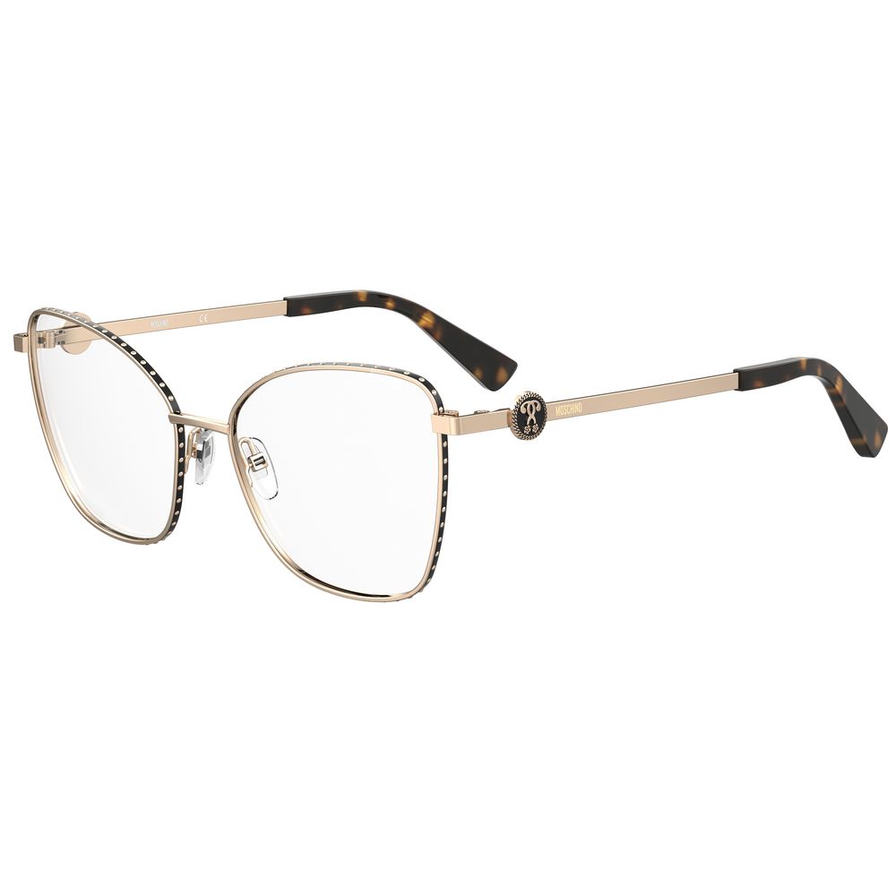 Moschino Gold Metal Frames