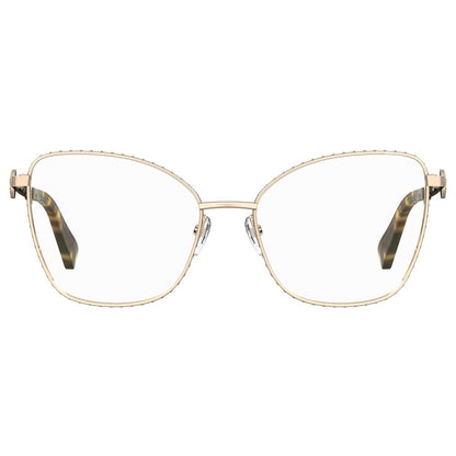 Moschino Gold Metal Frames