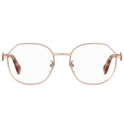 Moschino Gold Metal Frames