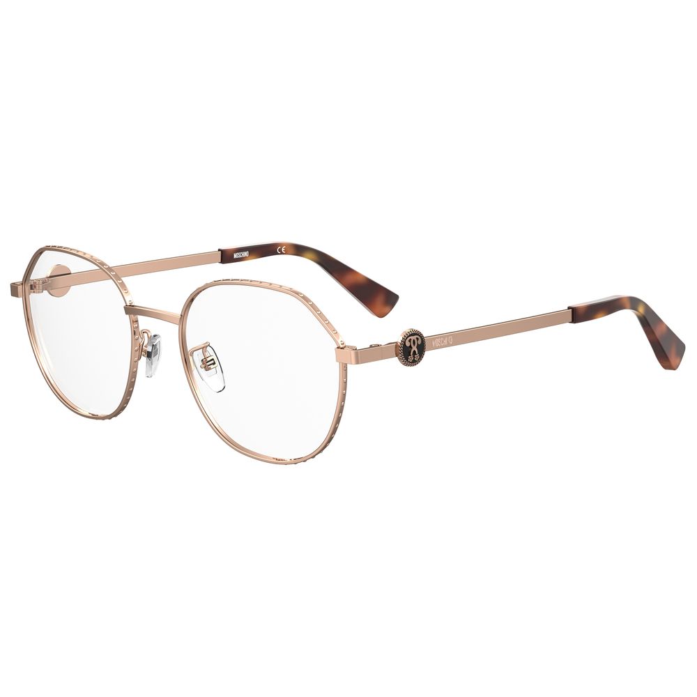 Moschino Gold Metal Frames