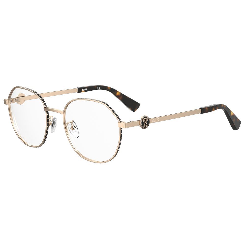 Moschino Gold Metal Frames