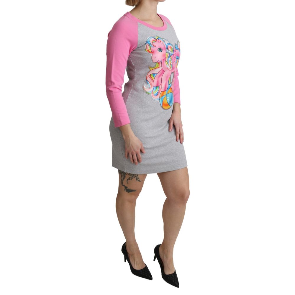 Moschino Gray Cotton And Dress - 40