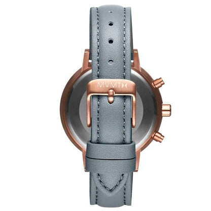 MVMT Gray Leather Watch