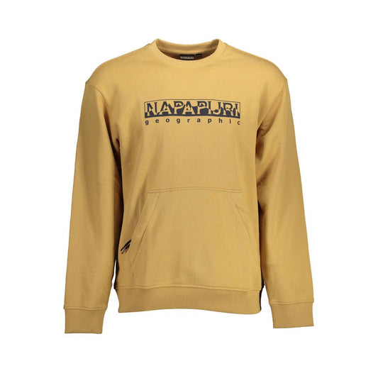 Napapijri Beige Cotton Men Sweater - XL