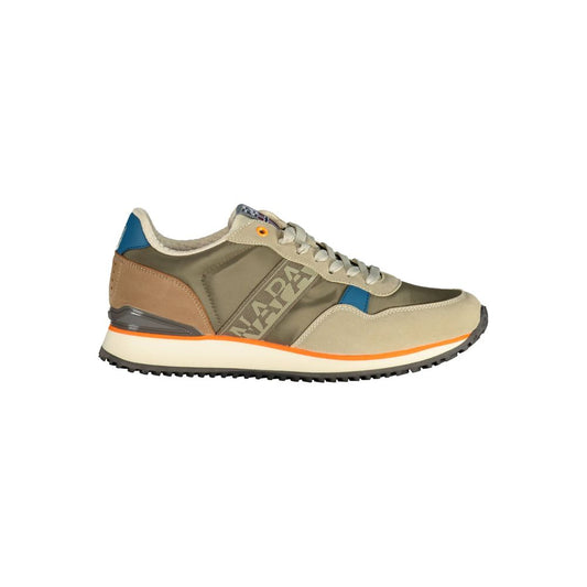 Napapijri Beige Polyester Men Sneaker