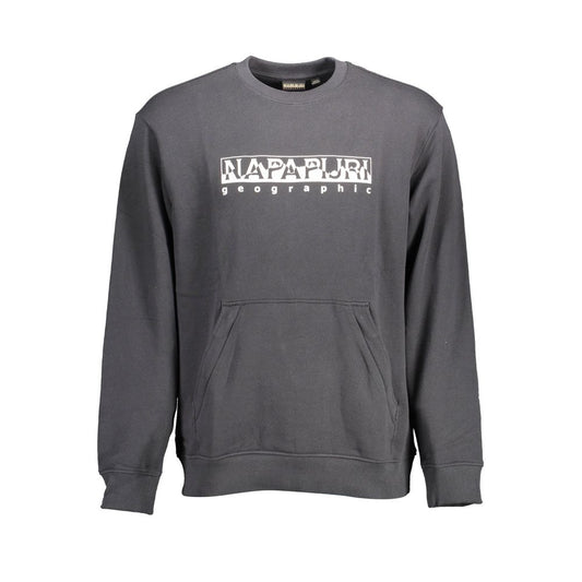 Napapijri Black Cotton Men Sweater