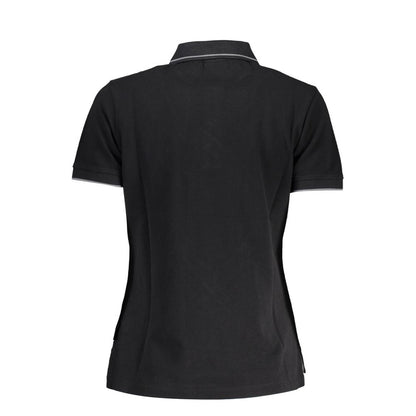 Napapijri Black Cotton Women Polo Shirt