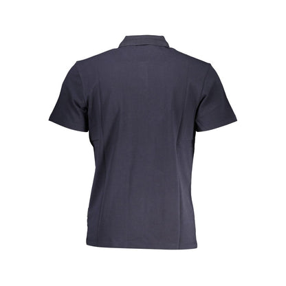 Napapijri Blue Cotton Men Polo - M