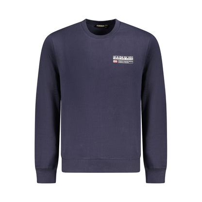 Napapijri Blue Cotton Men Sweater