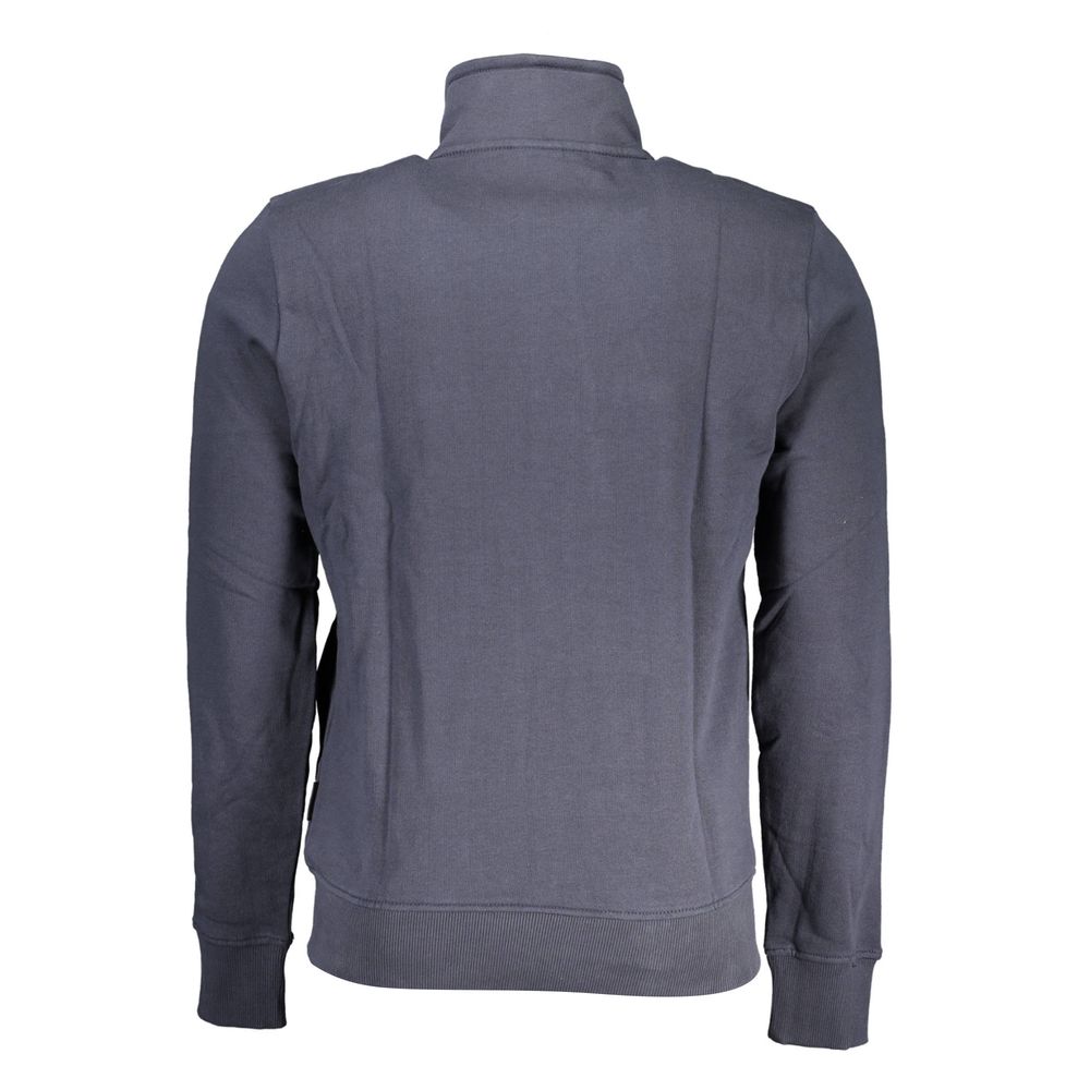 Napapijri Blue Cotton Men Sweater