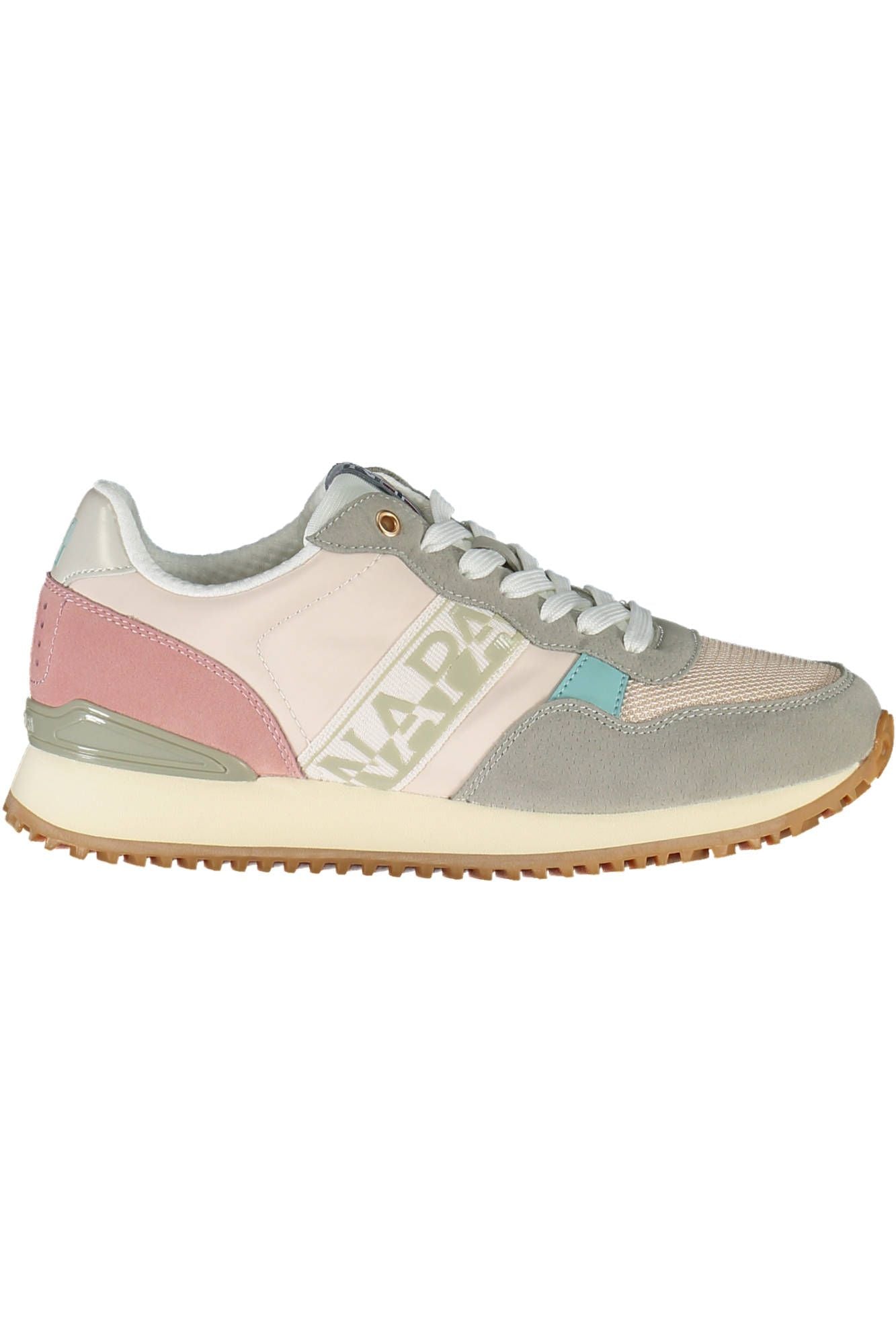 Napapijri Chic Pink Laced Sneakers with Logo Detail - EU38/US8