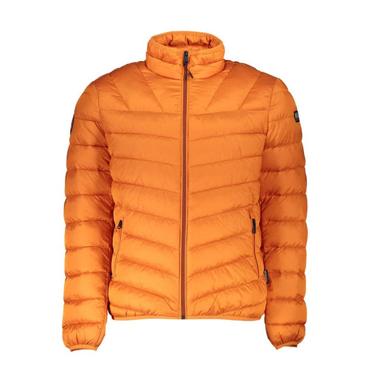 Napapijri Orange Polyamide Men Jacket