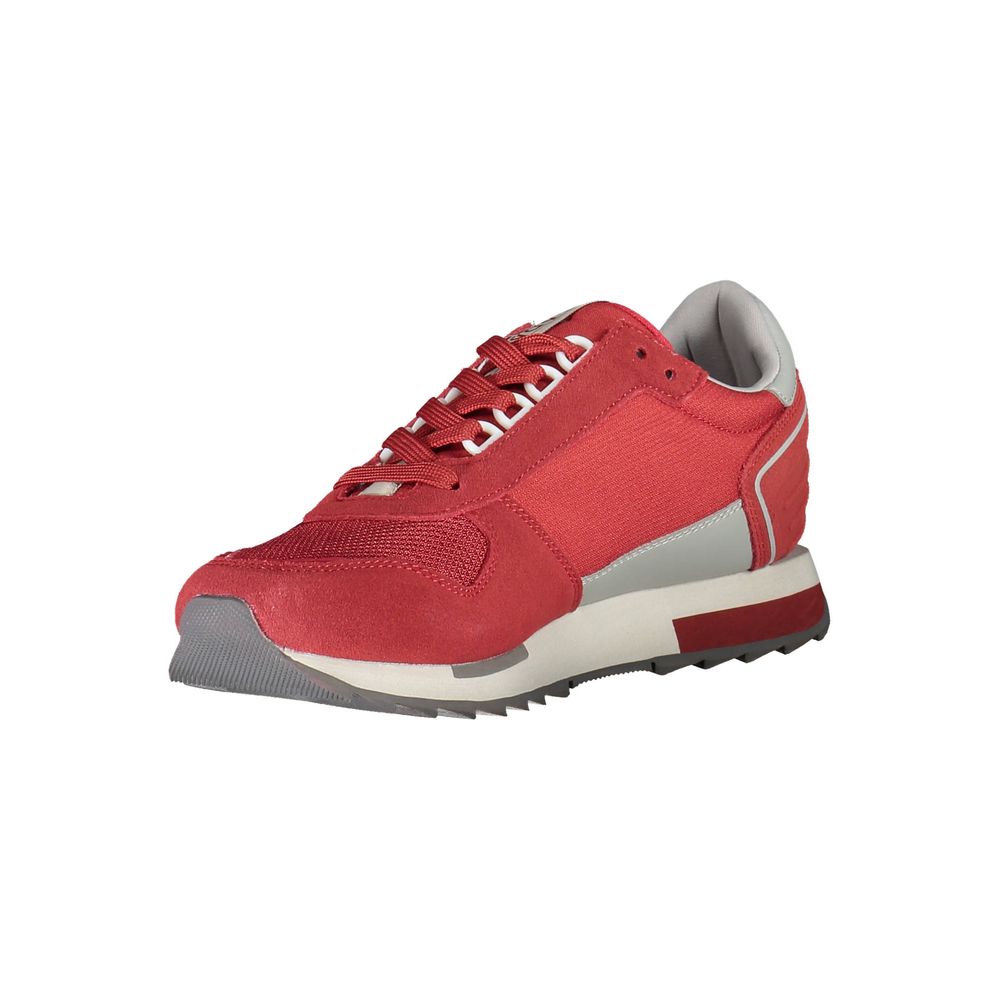 Napapijri Red Polyester Men Sneaker