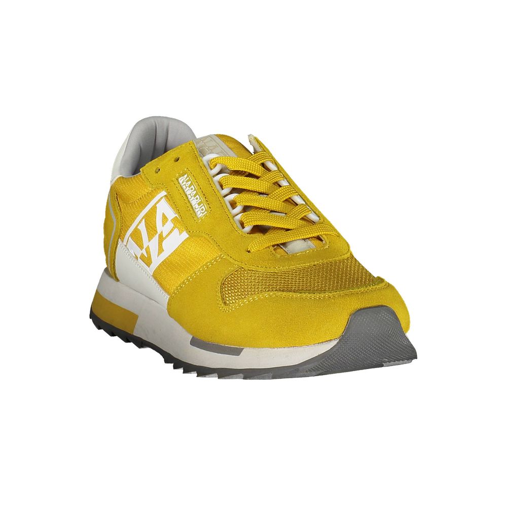 Napapijri Yellow Polyester Men Sneaker