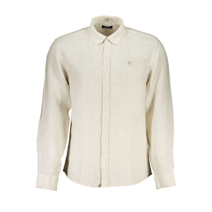 North Sails Beige Linen Shirt - S