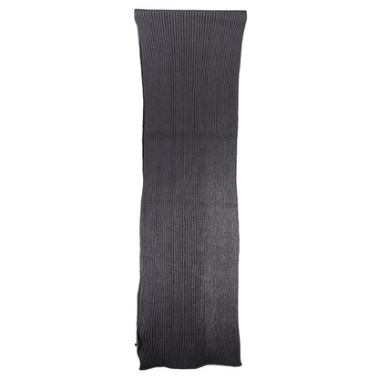 North Sails Black Cotton Men Scarf