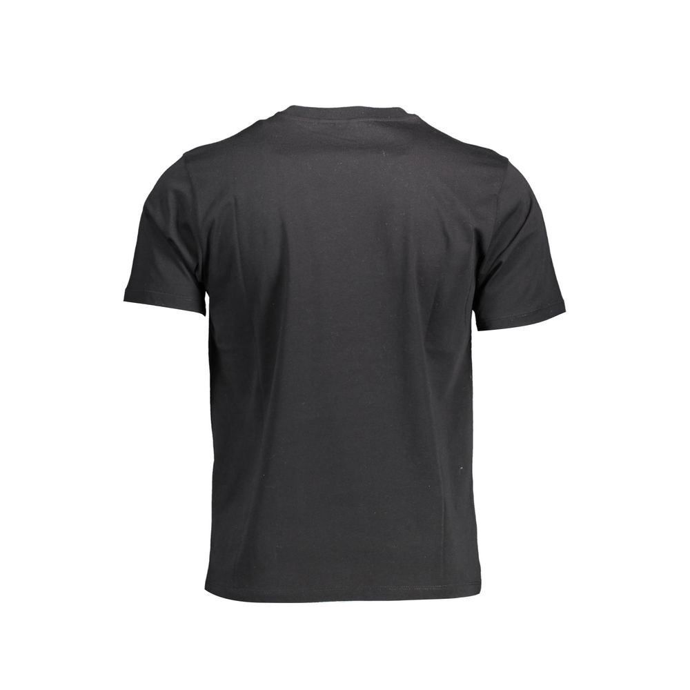 North Sails Black Cotton Men T-Shirt - XL