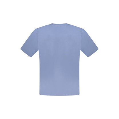 North Sails Blue Cotton Men T-Shirt