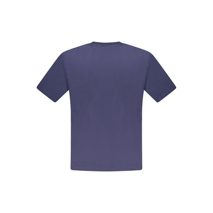 North Sails Blue Cotton Men T-Shirt