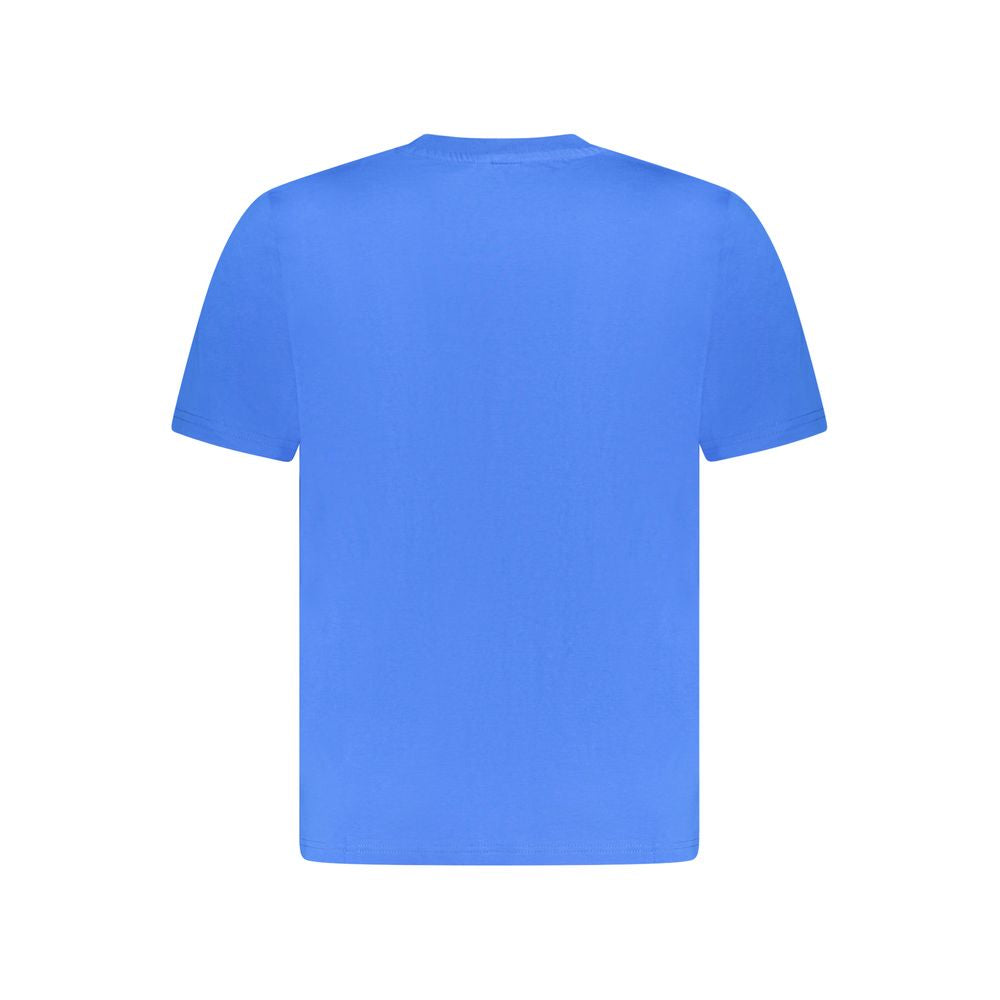 North Sails Blue Cotton Men T-Shirt - S