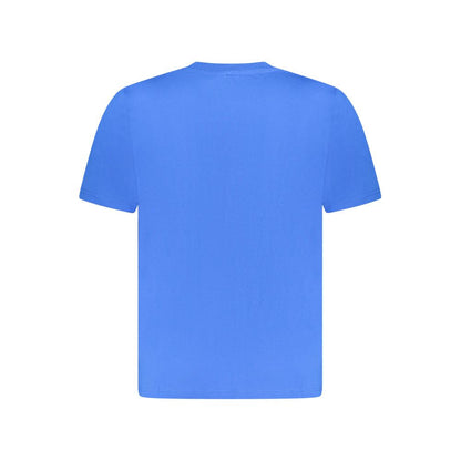 North Sails Blue Cotton Men T-Shirt - S