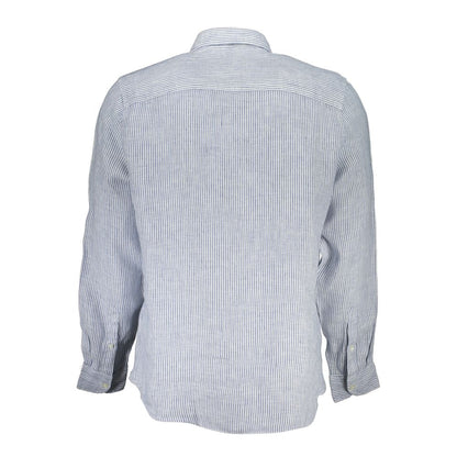 North Sails Blue Linen Shirt - S