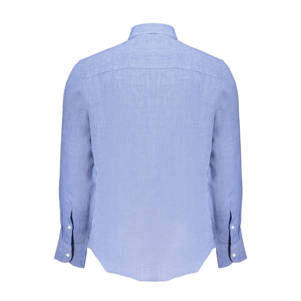 North Sails Blue Linen Shirt - S