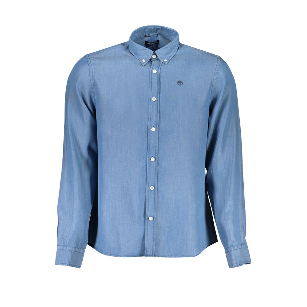 North Sails Blue Lyocell Shirt - S