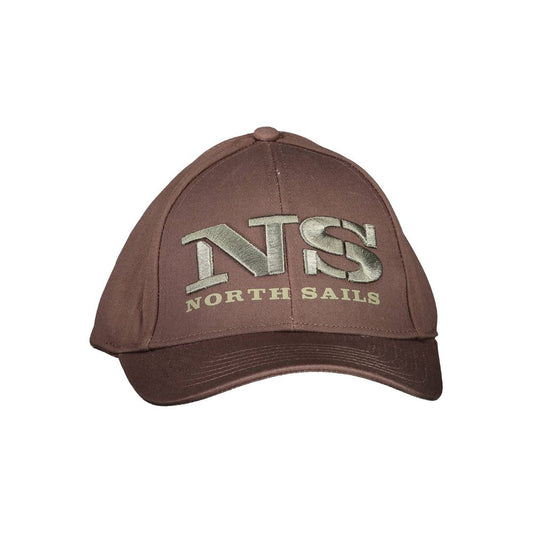 North Sails Brown Cotton Men Cap