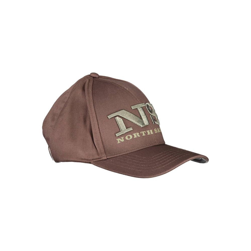 North Sails Brown Cotton Men Cap