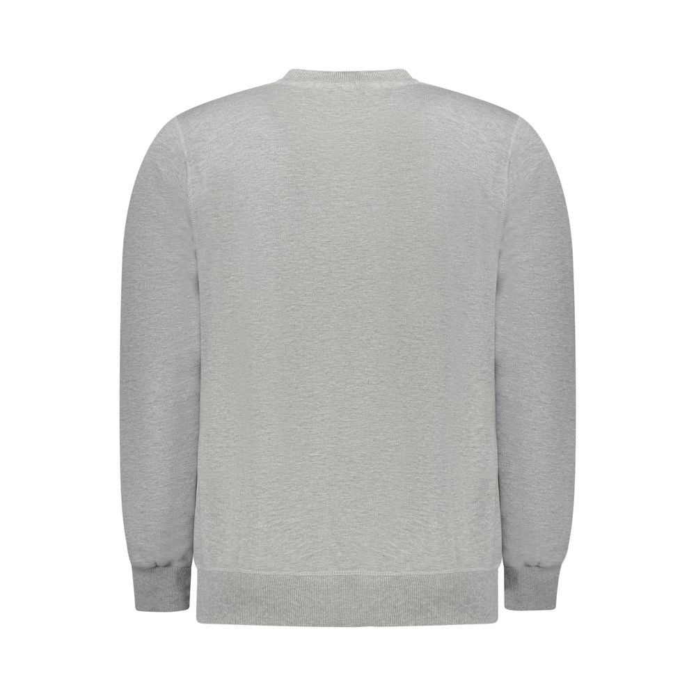 North Sails Gray Cotton Men Sweater - S