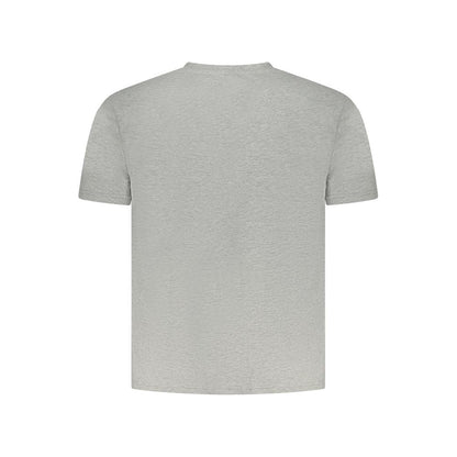 North Sails Gray Cotton Men T-Shirt