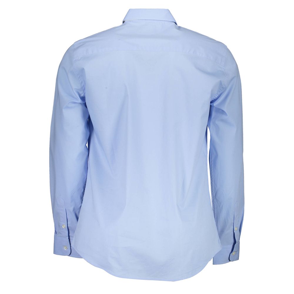 North Sails Light Blue Cotton Men Shirt - M