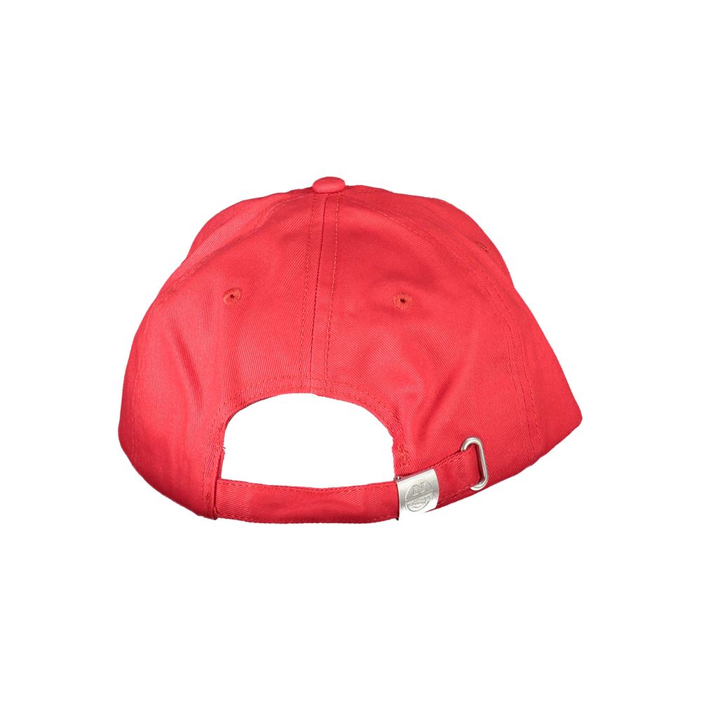 North Sails Red Cotton Men Cap