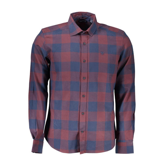 North Sails Red Cotton Men Shirt - S