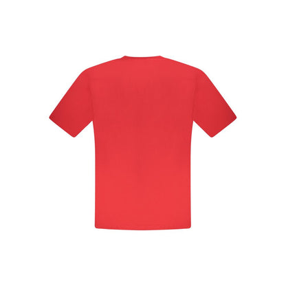 North Sails Red Cotton Men T-Shirt - S