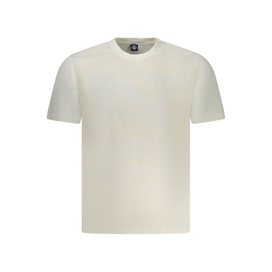 North Sails White Cotton Men T-Shirt