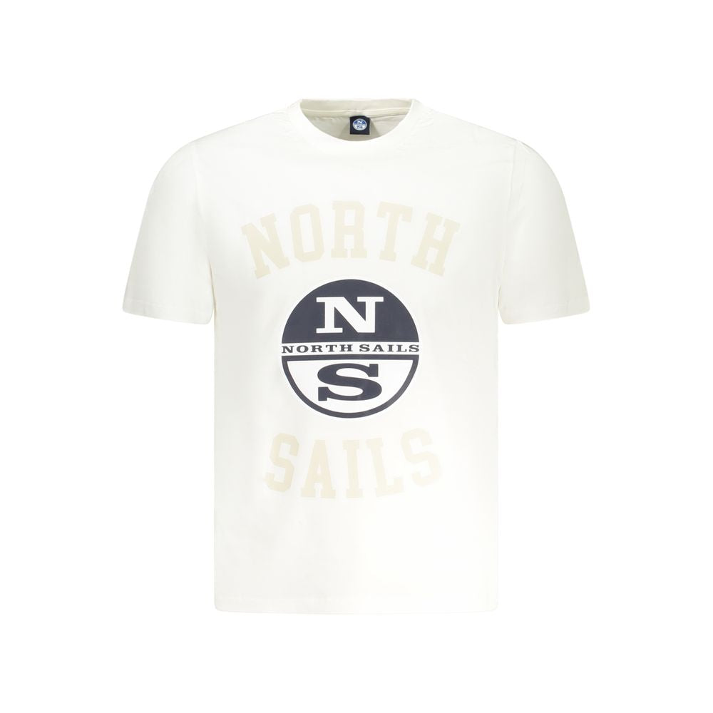 North Sails White Cotton Men TShirt