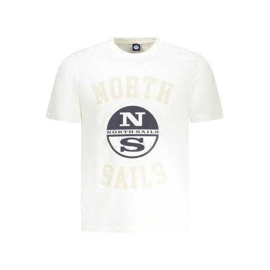 North Sails White Cotton Men TShirt