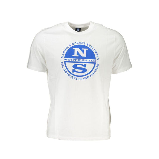 North Sails White Cotton T-Shirt