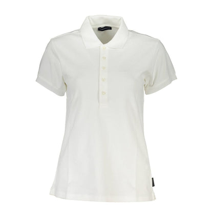 North Sails White Cotton Women Polo Shirt