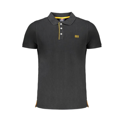 Norway 1963 Black Cotton Polo Shirt - M